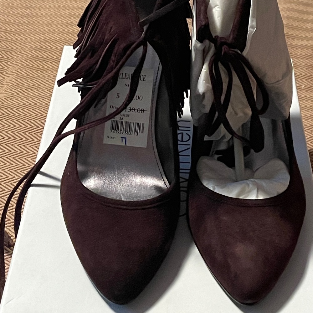 Suede Heels